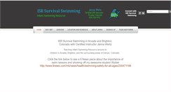 Desktop Screenshot of isrsurvivalswimming.com